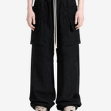 Black pants, full body view
