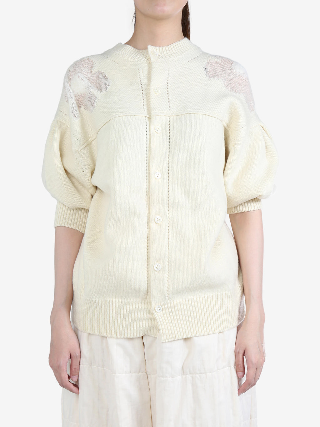 TAO COMME DES GARCONS - Women Simple Floral Sweater