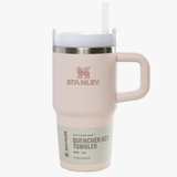 Pink tumbler, front view