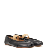 Black flat, side view