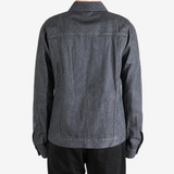 Grey jacket, full body view
