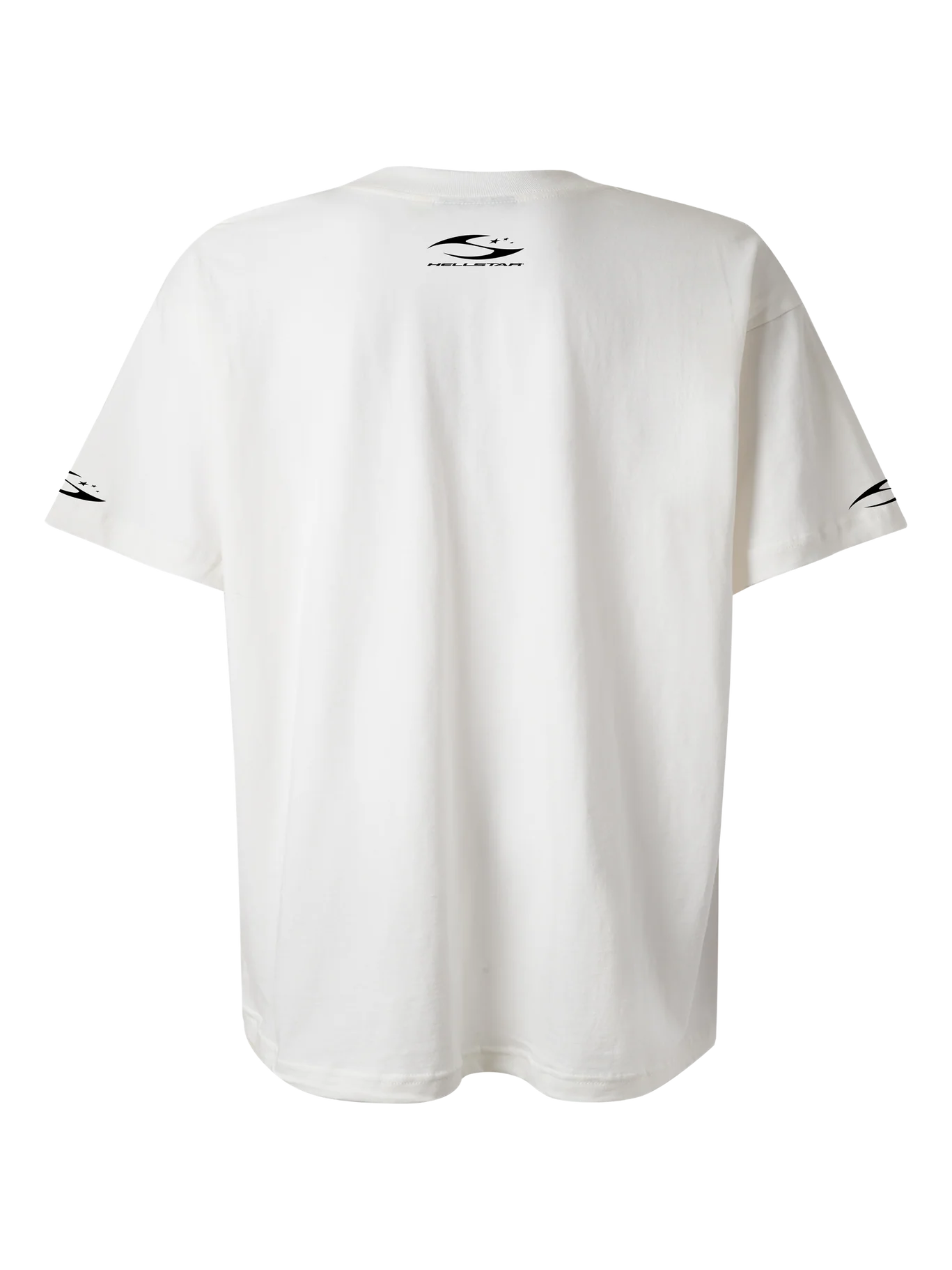 White t-shirt, back view