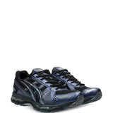 Navy shoes, front view