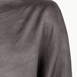 Close up of brown top,showing texture of the viscose fabric