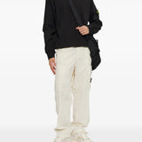 Black hoodie, full body view