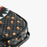 Close up of Black bag, showing detail