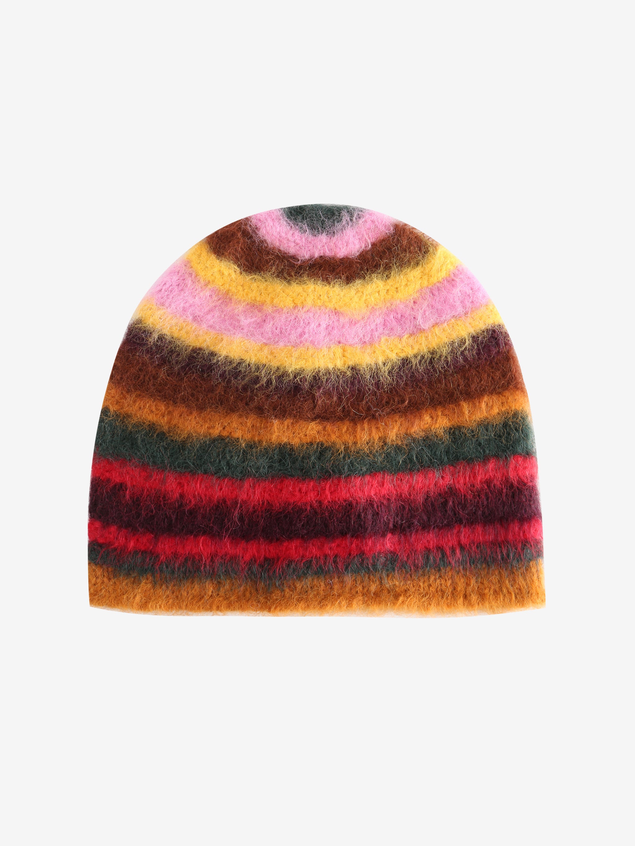 Brown hats, front view