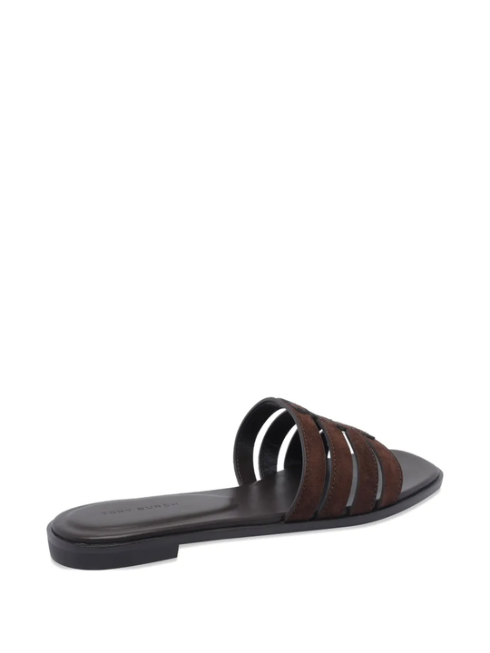 Brown flats, side view