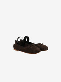 MIU MIU - Women Suede Ballerina Flats