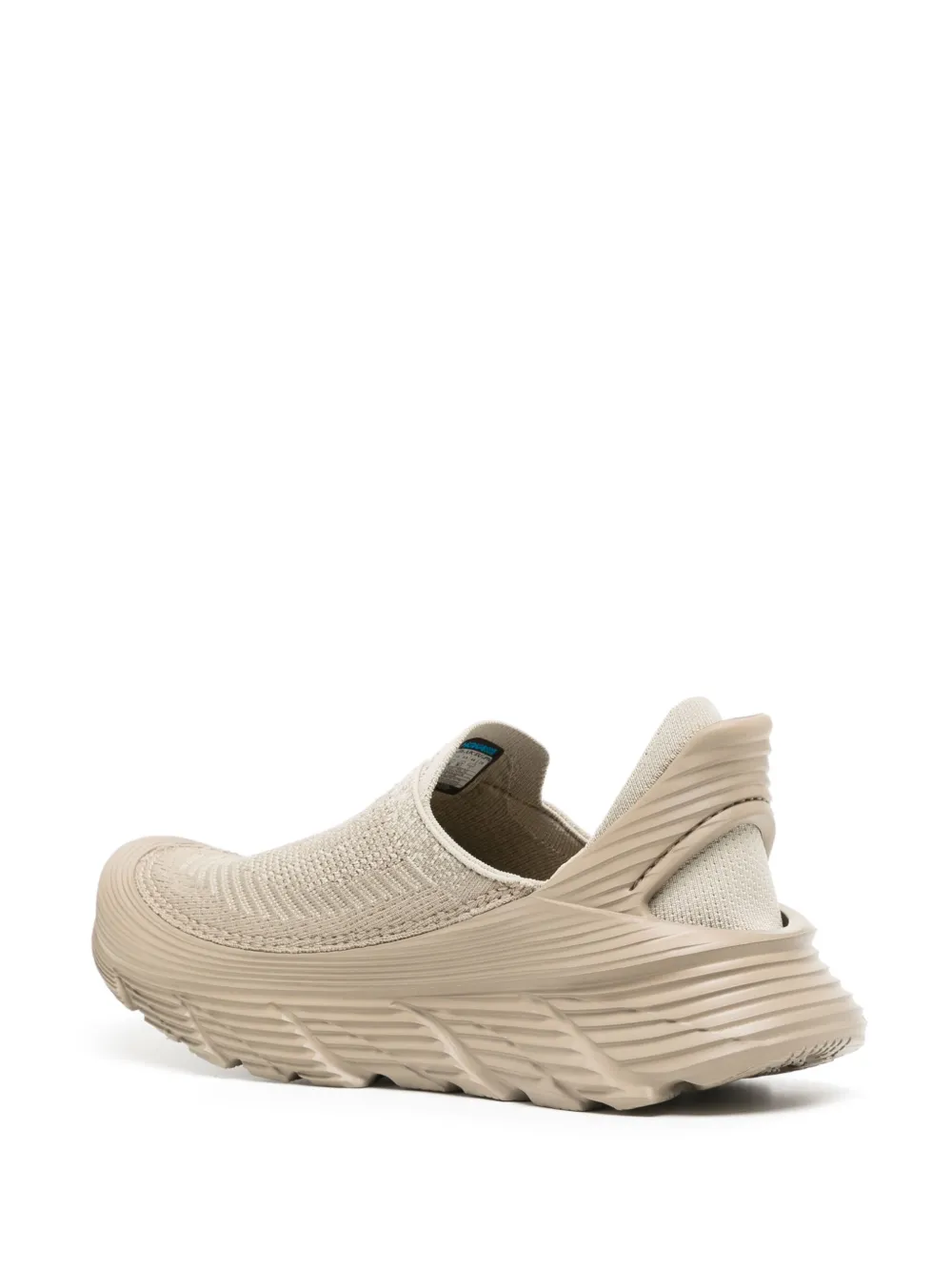 Brown sneakers, side view