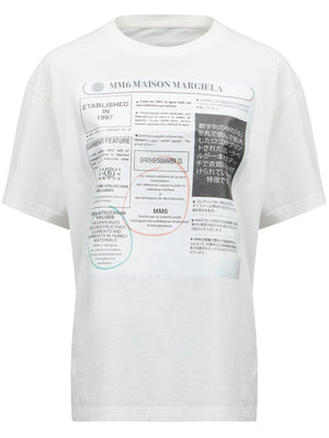 MM6 Maison Margiela - Women Stamp Logo T-Shirts