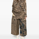 Brown pants, full body view