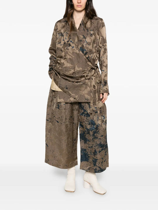 Brown pants, full body view