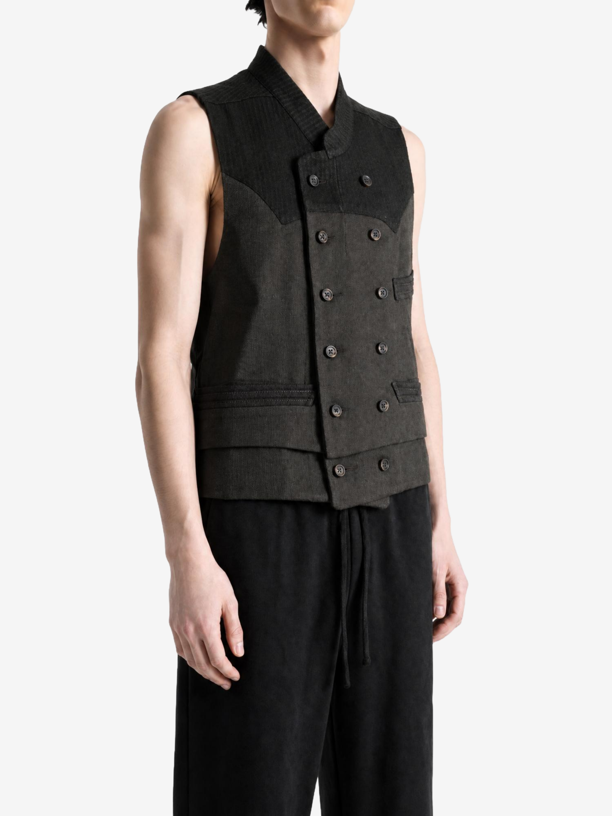 Black jacket, front view