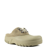 Green shoes, front view