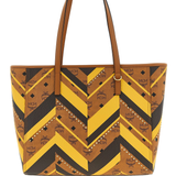 Yellow bags, front view