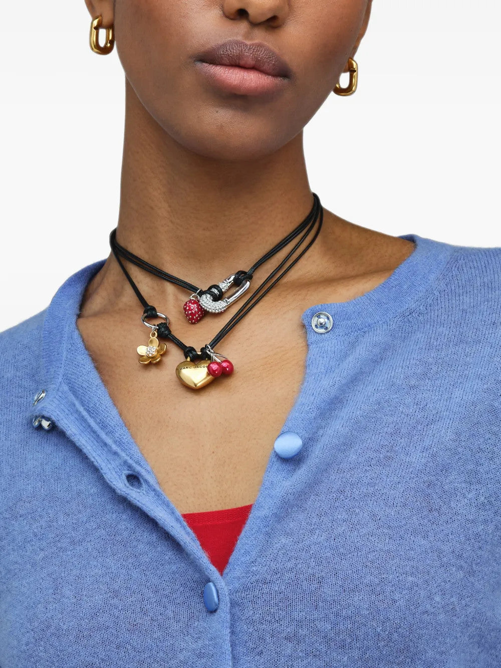 Black jewelry, front view
