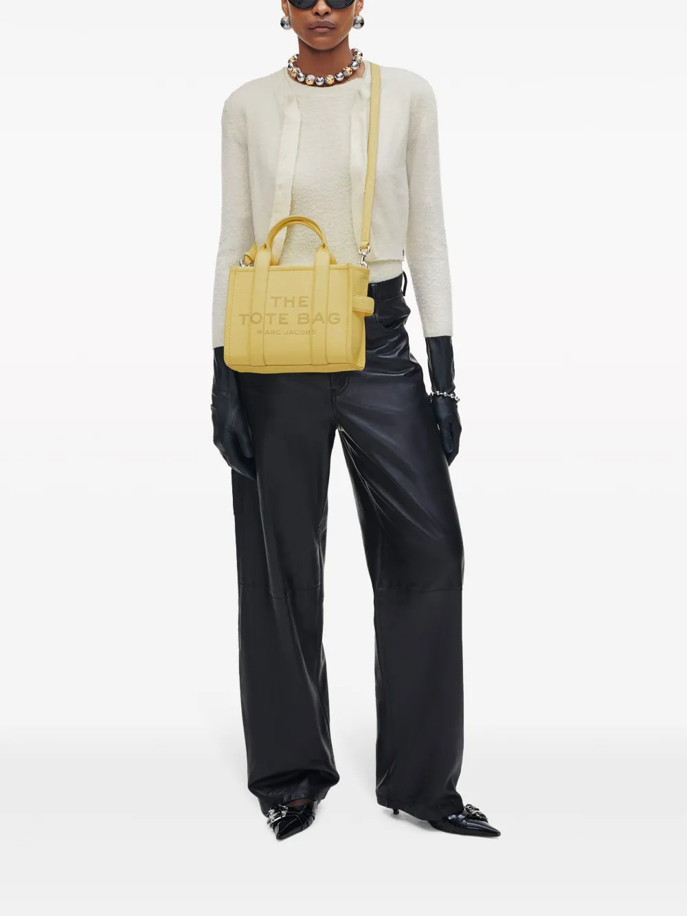Yellow bag, full body view