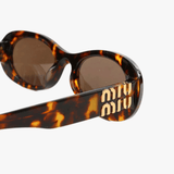 Brown sunglasses, back view