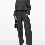 Black pant, full body view