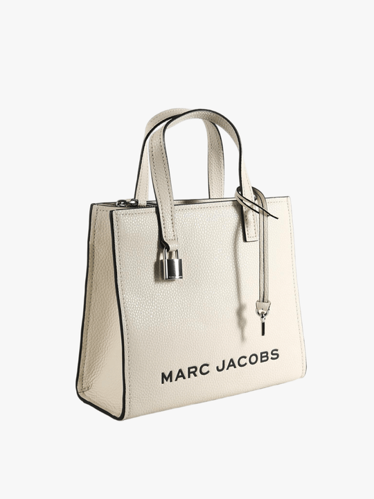 Tan bag, front view