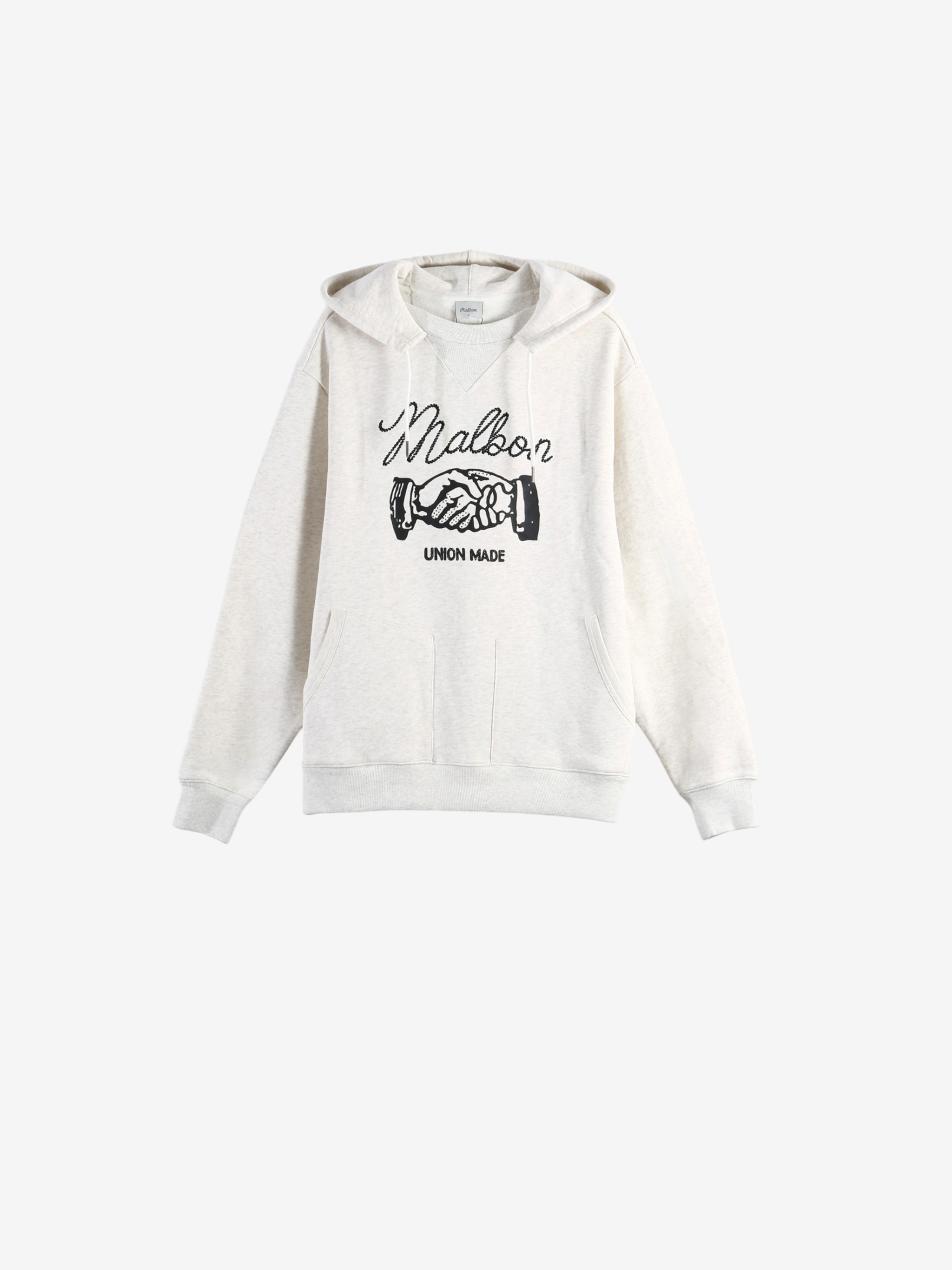 Tan hoodie, front view