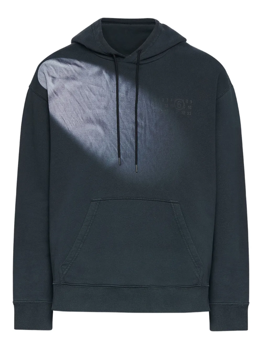 Black hoodie, front view