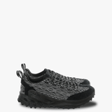 Black sneakers, front view