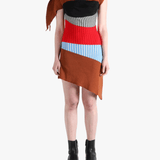 Brown skirt ,full body view