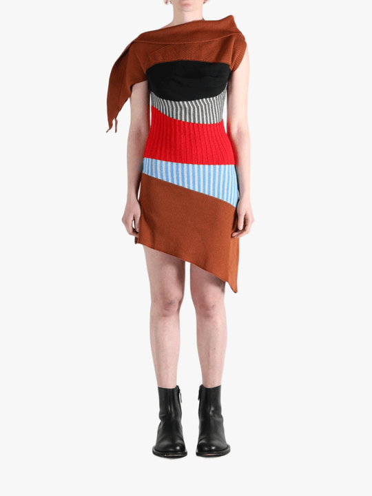 Brown skirt ,full body view