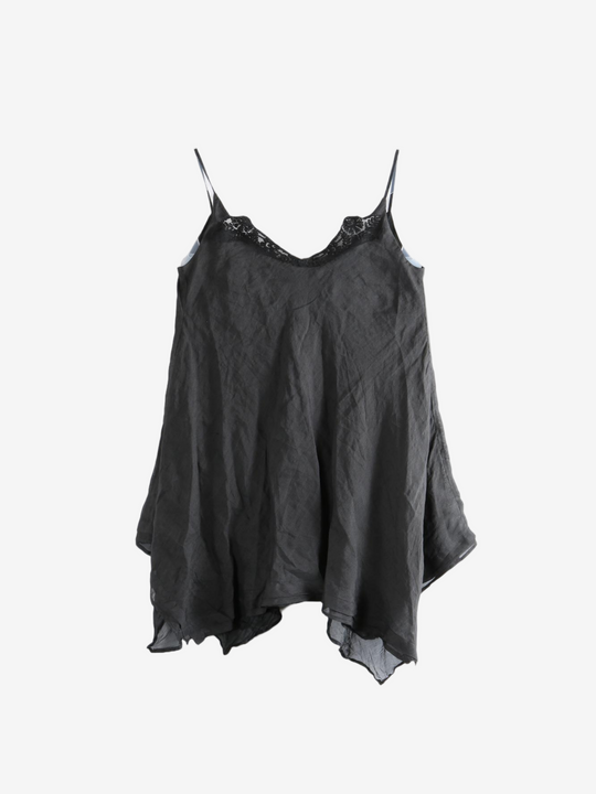 Black top, front view