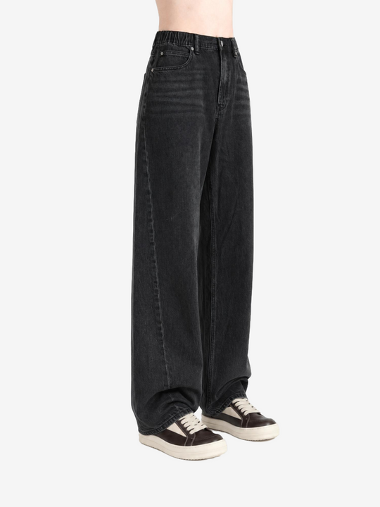 Black jeans, full body view