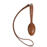 Brown accessories, front view