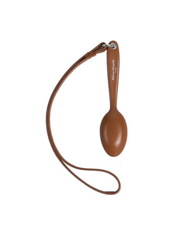 Brown accessories, front view