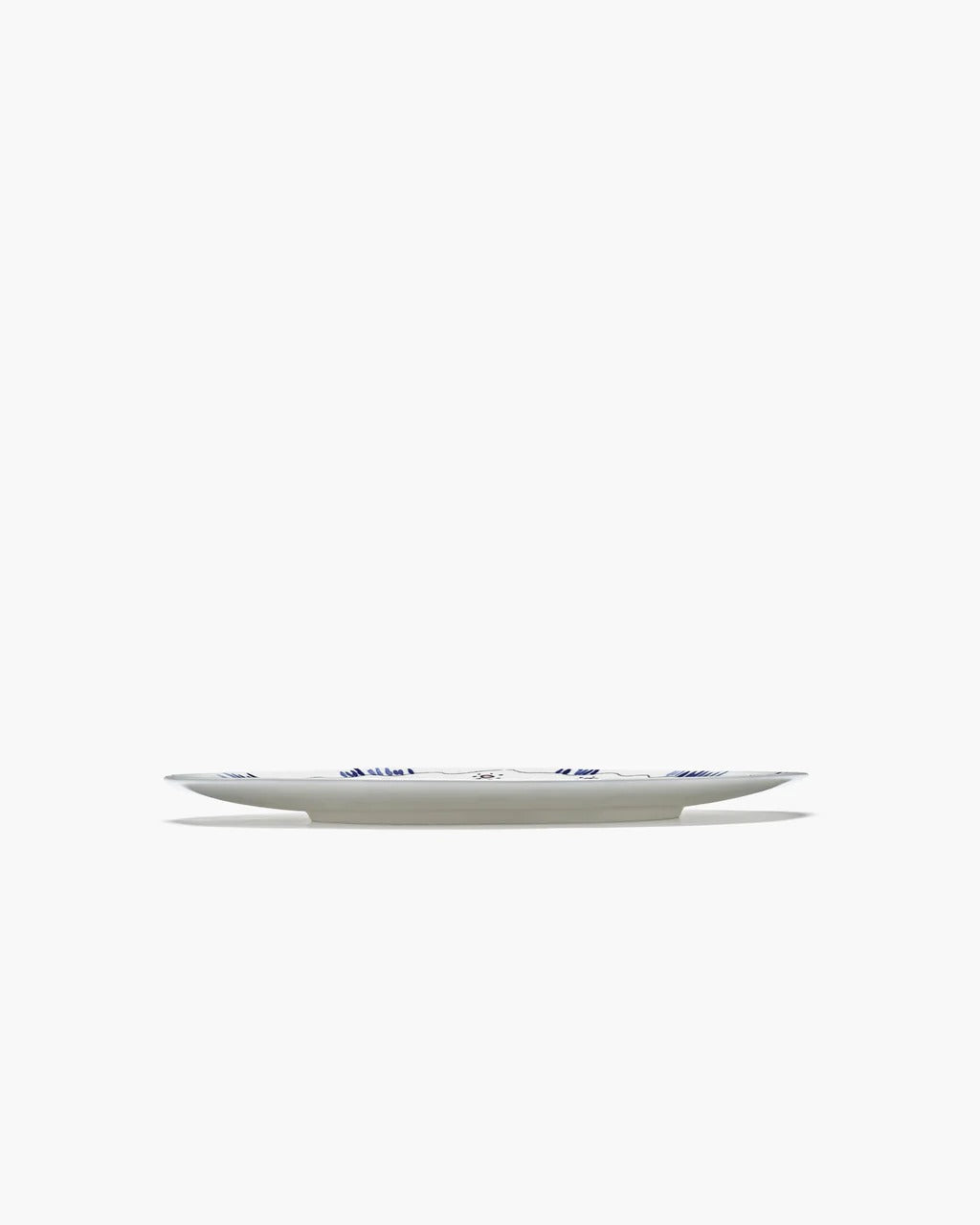 Blue plate,side view