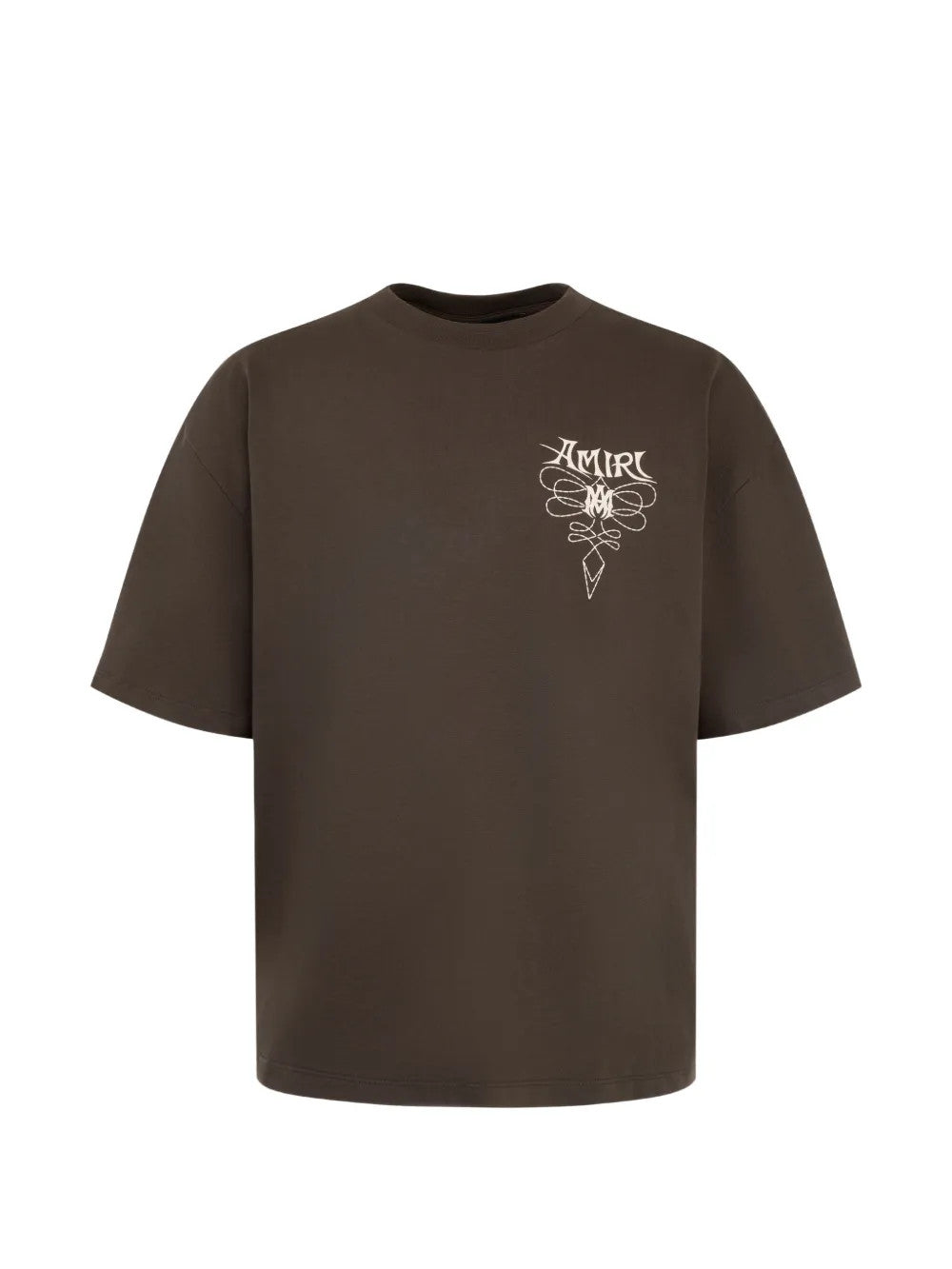 Brown t-shirt, front view