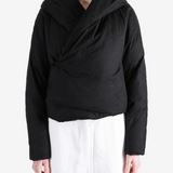 Black jacket, front view