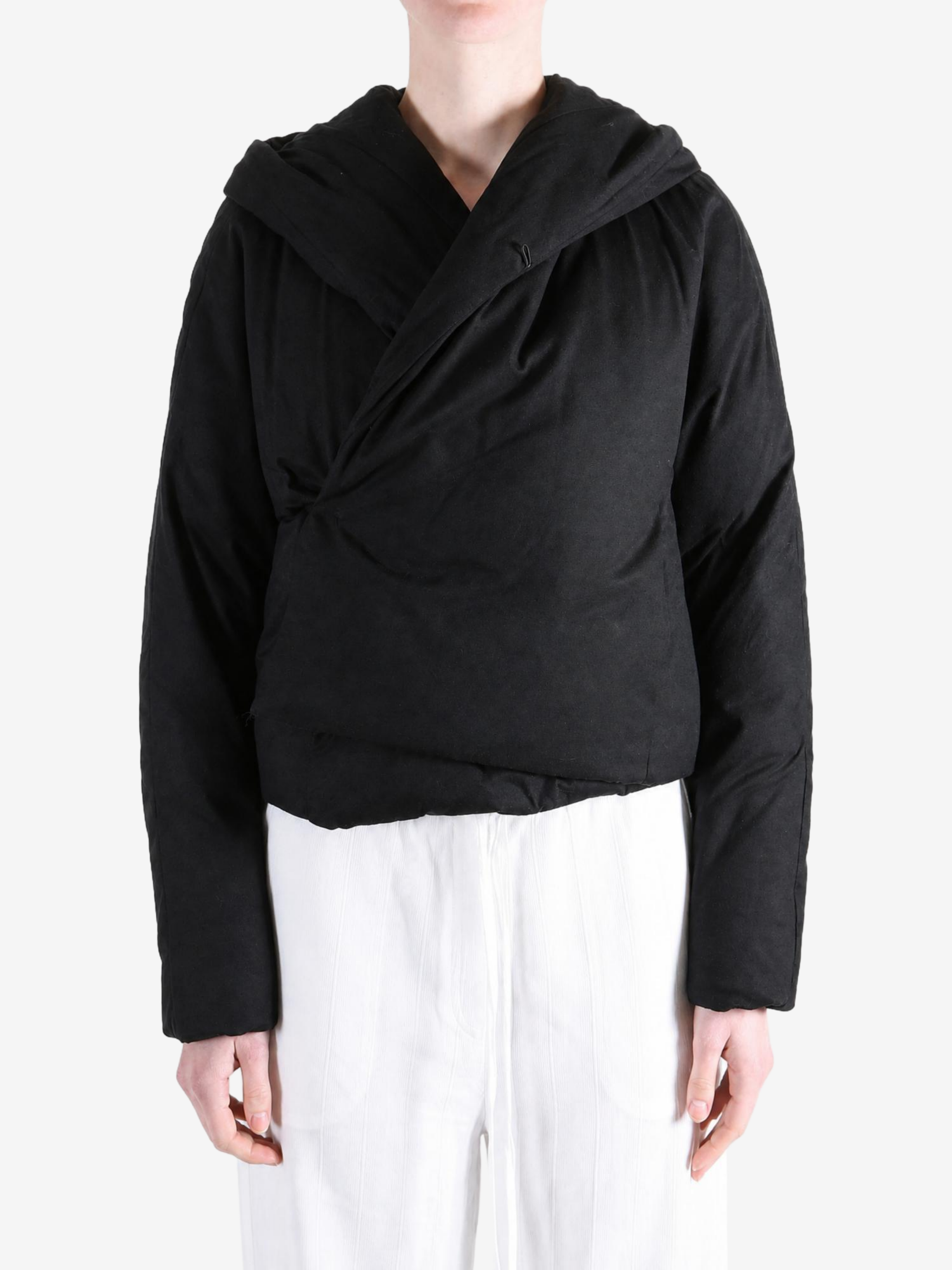 Black jacket, front view
