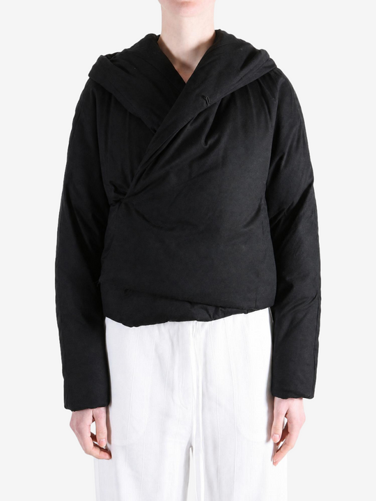 Black jacket, front view