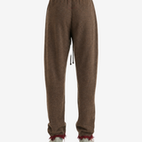 Brown pants, full body view