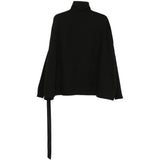 Black t-shirt, front view