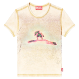 yellow top, front view