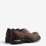 Brown shoes, side view
