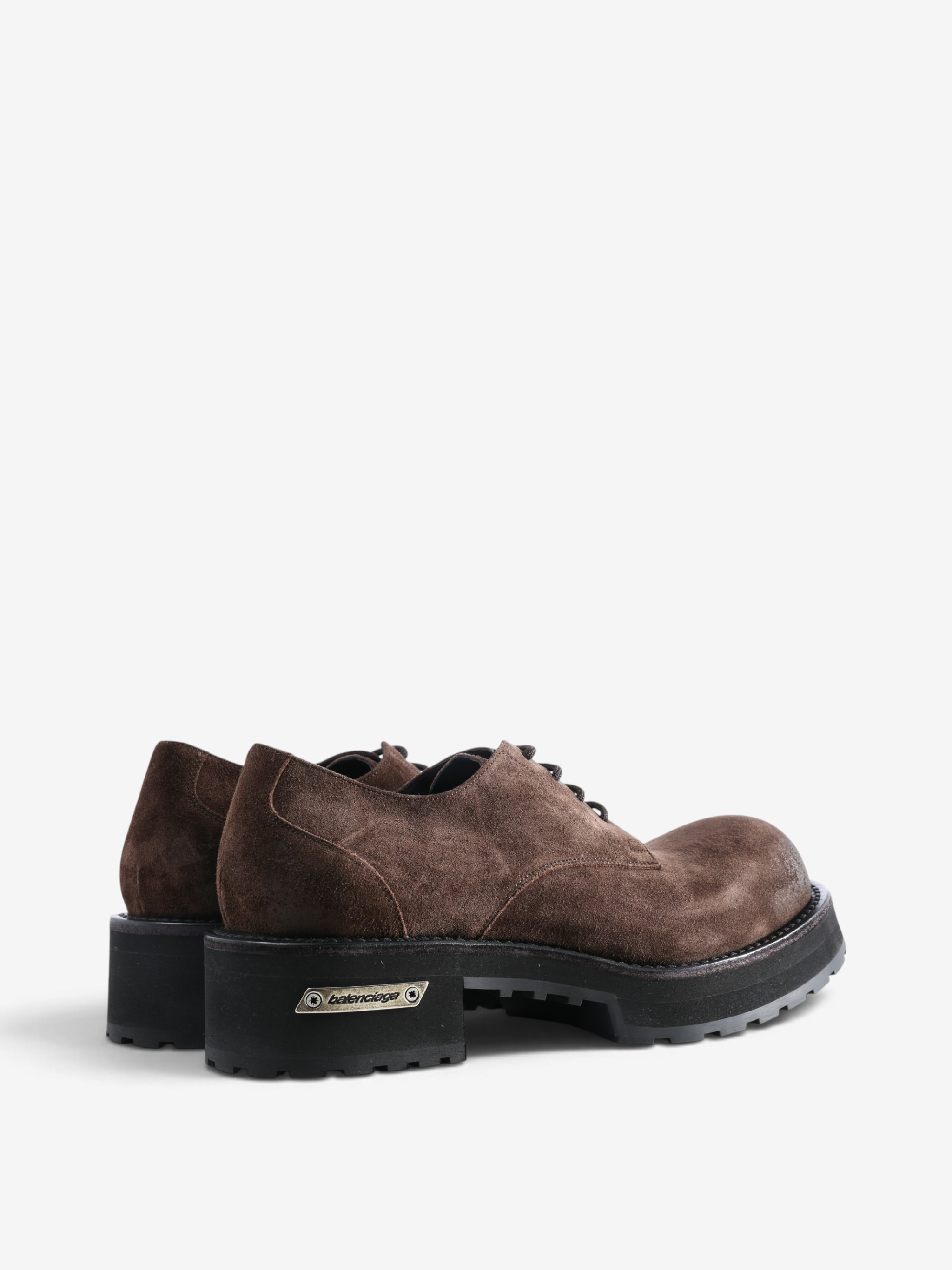 Brown shoes, side view