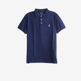Navy t-shirt, front view