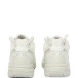 White sneakers, back view