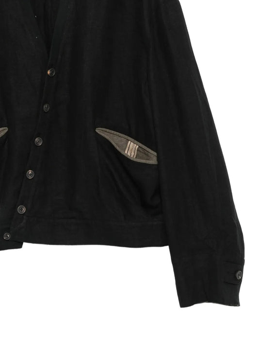 Black jacket, front view