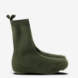 Green shoes,front view