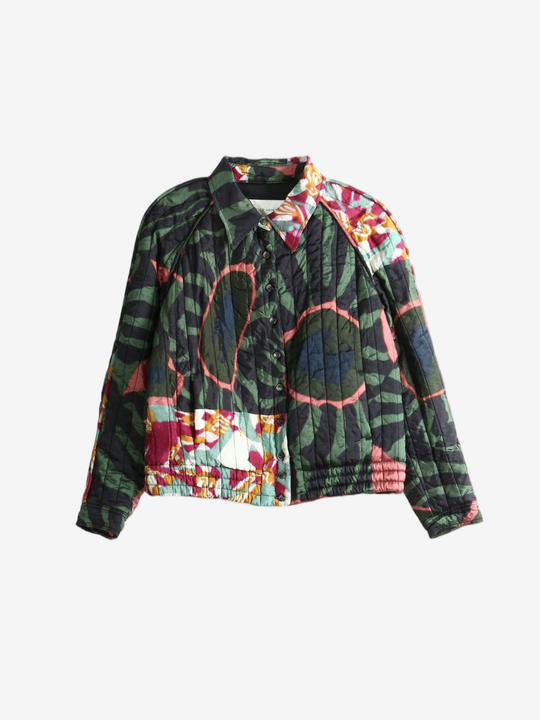 Green jacket, front view