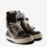 Black sneakers, side view